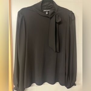 Cable & Gauge Tie Neck Blouse lg